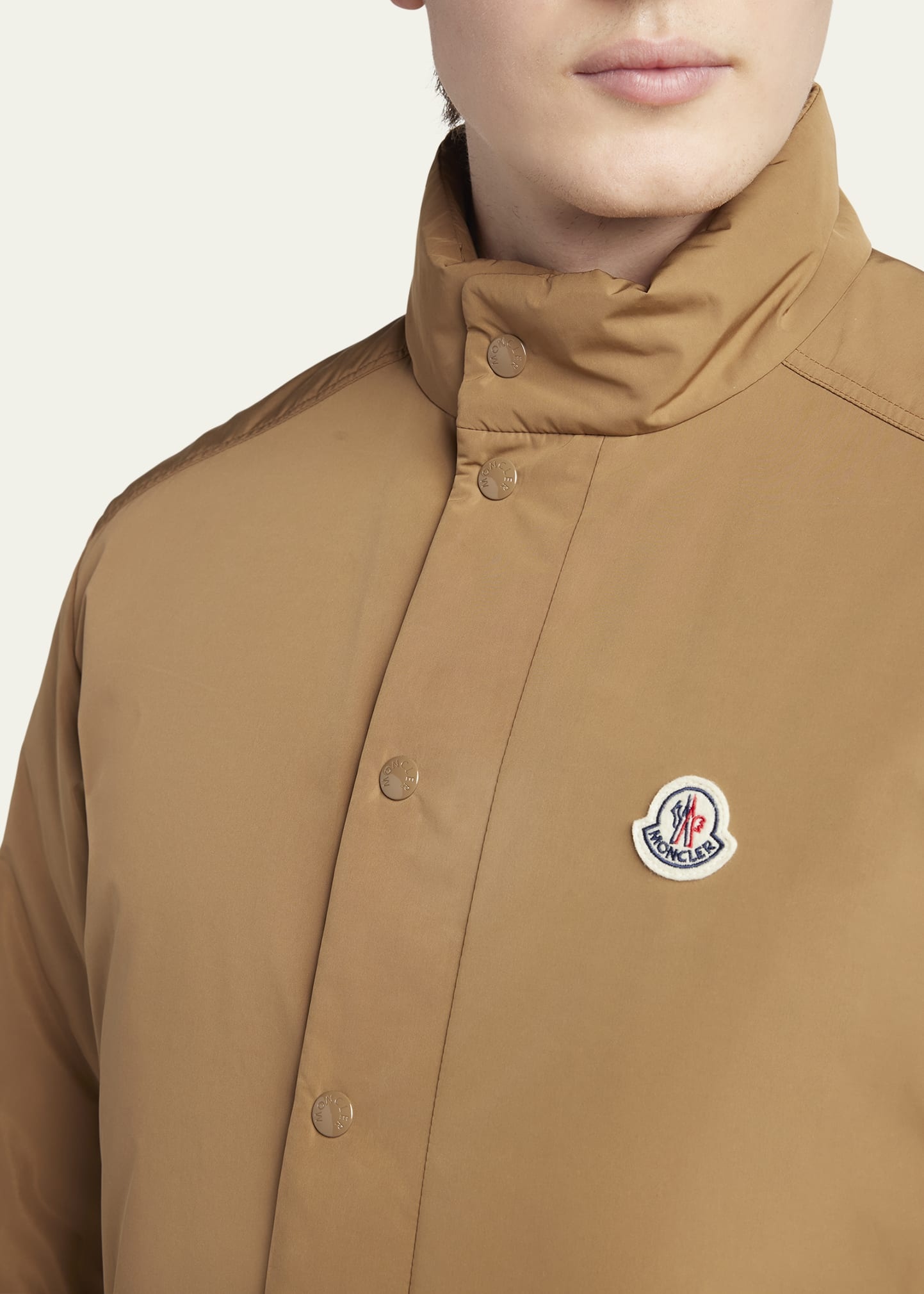 Men's Archivio Tan Micro Soft Light Padded Epin Jacket - 5