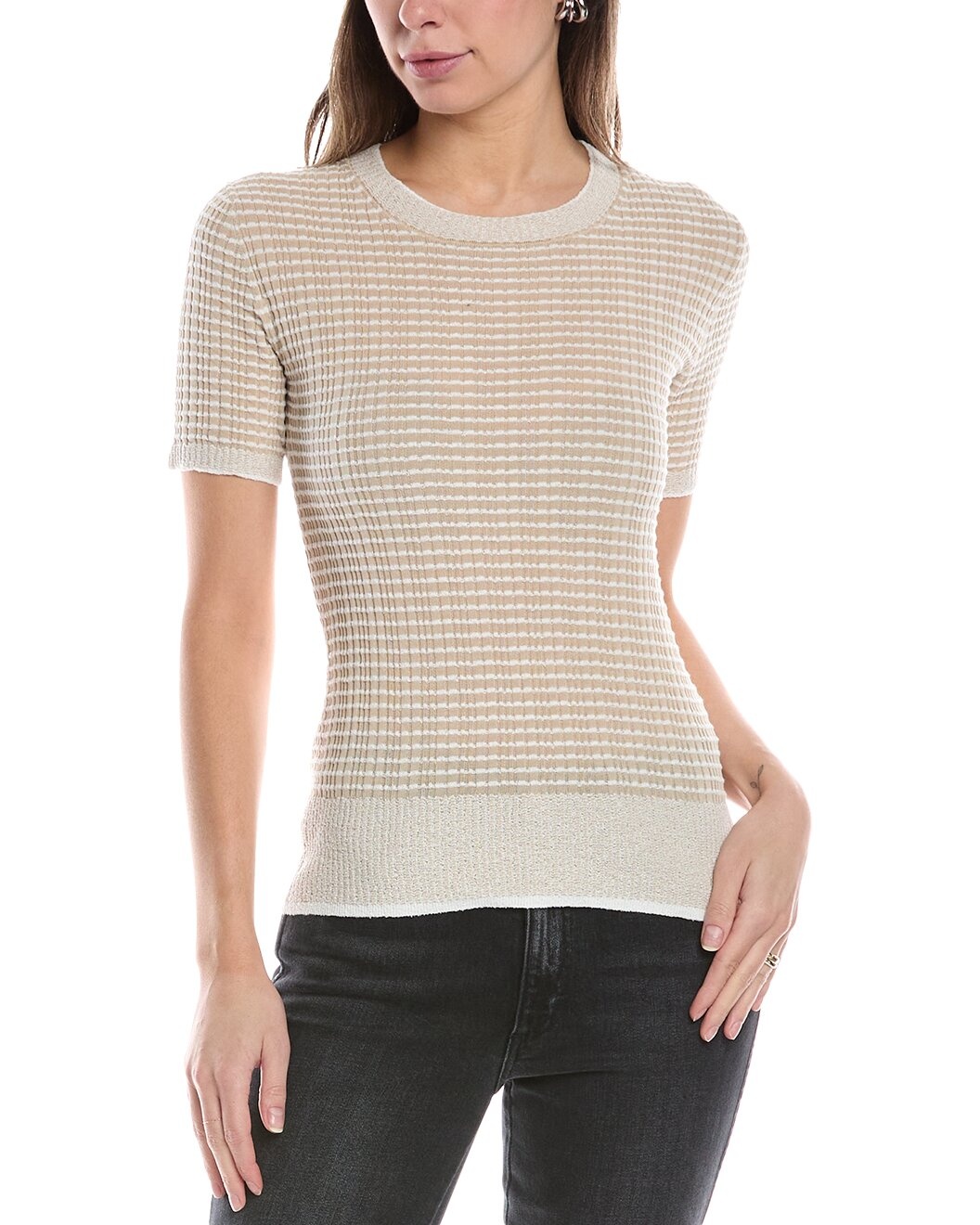 rag & bone Kilee Stripe T-Shirt - 1