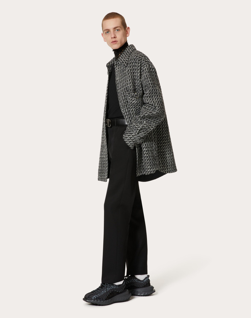 Valentino TWEED BOUCLÉ WOOL OVERSHIRT outlook