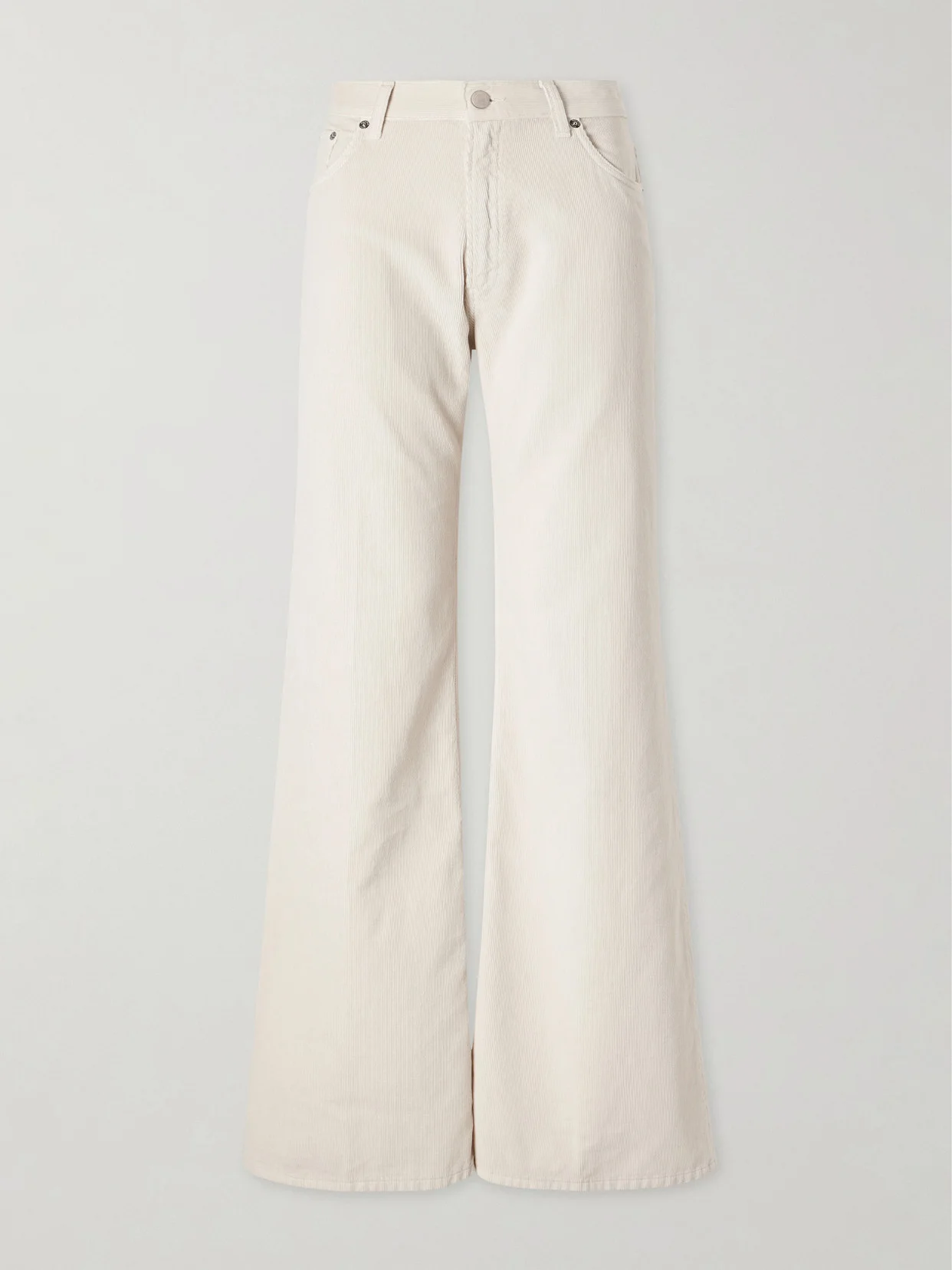 Clara Cotton-courduroy Wide-leg Pants - 1