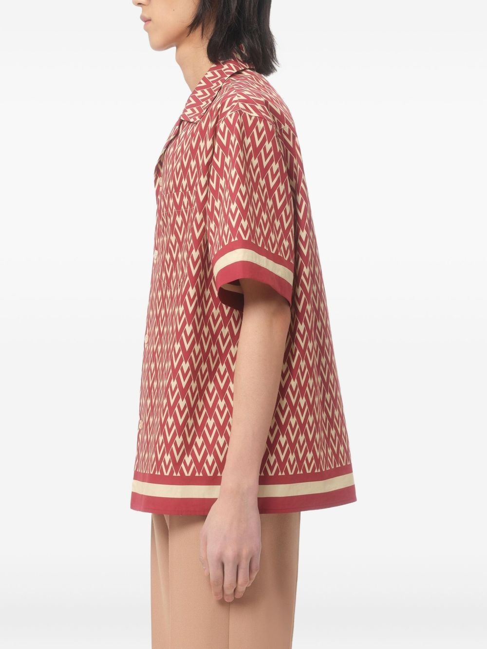 geometric print short-sleeve shirt - 5