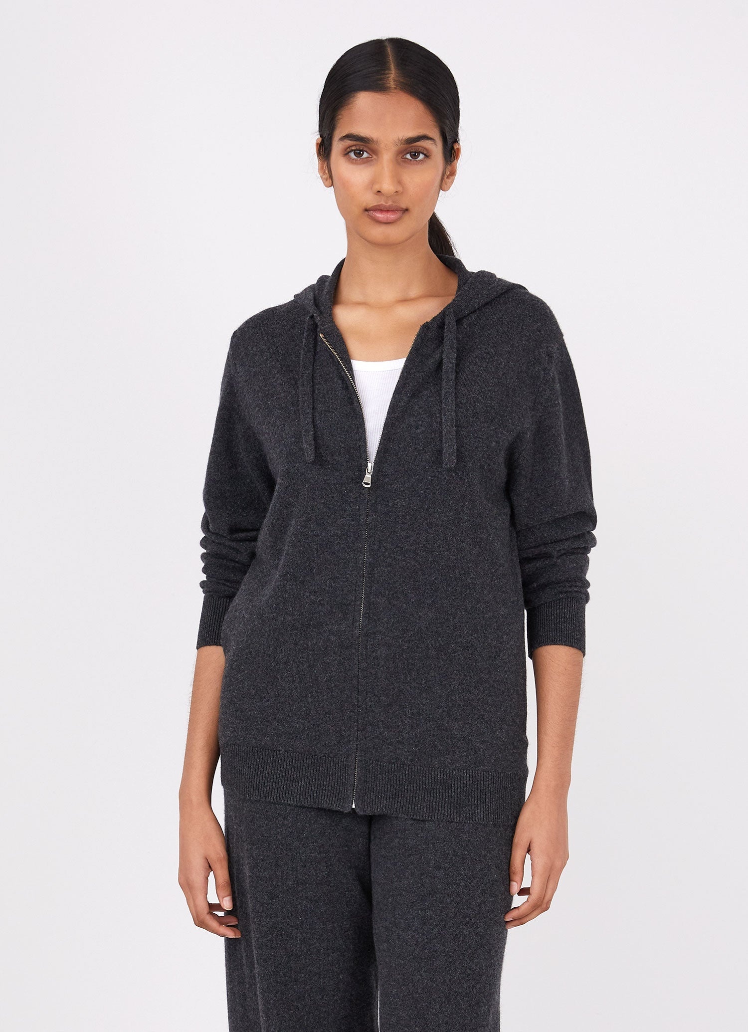 Cashmere Zip Hoody - 2