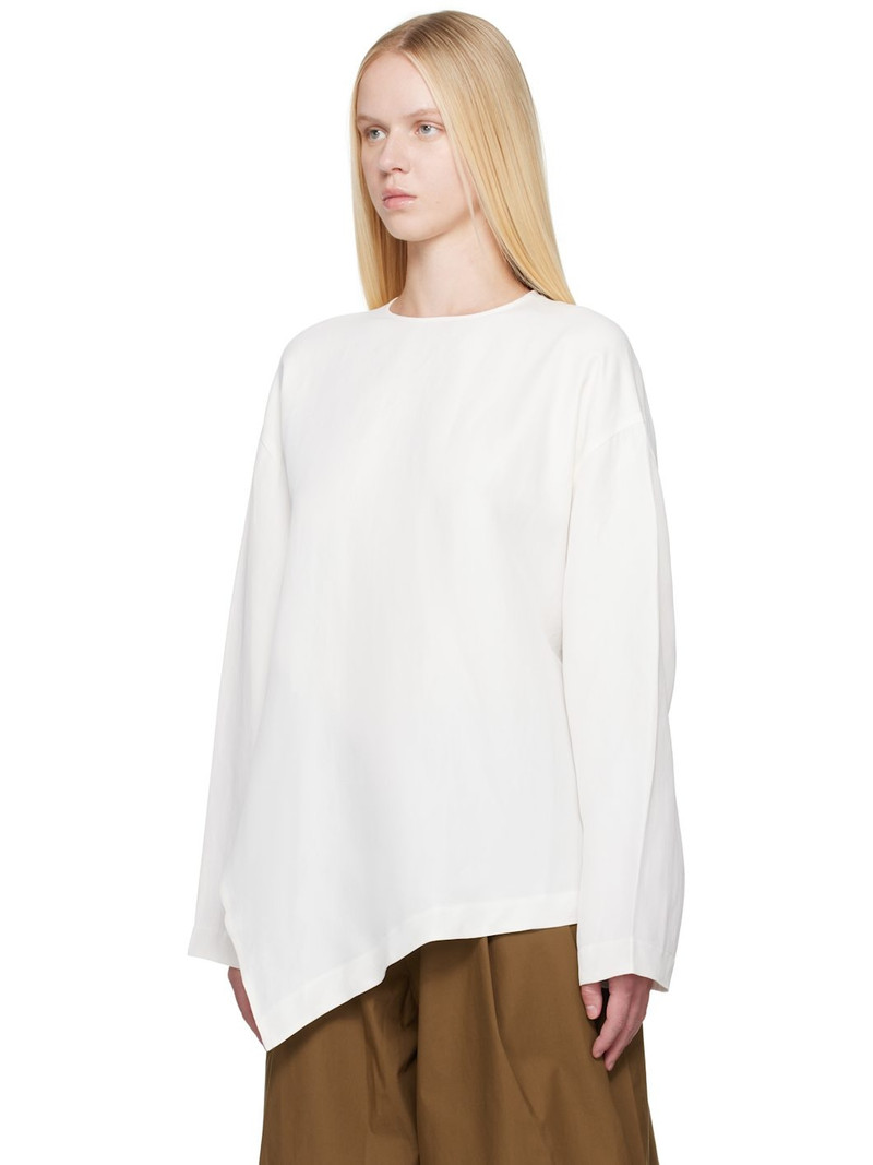 Studio Nicholson Off-White Bute Linen Blouse outlook