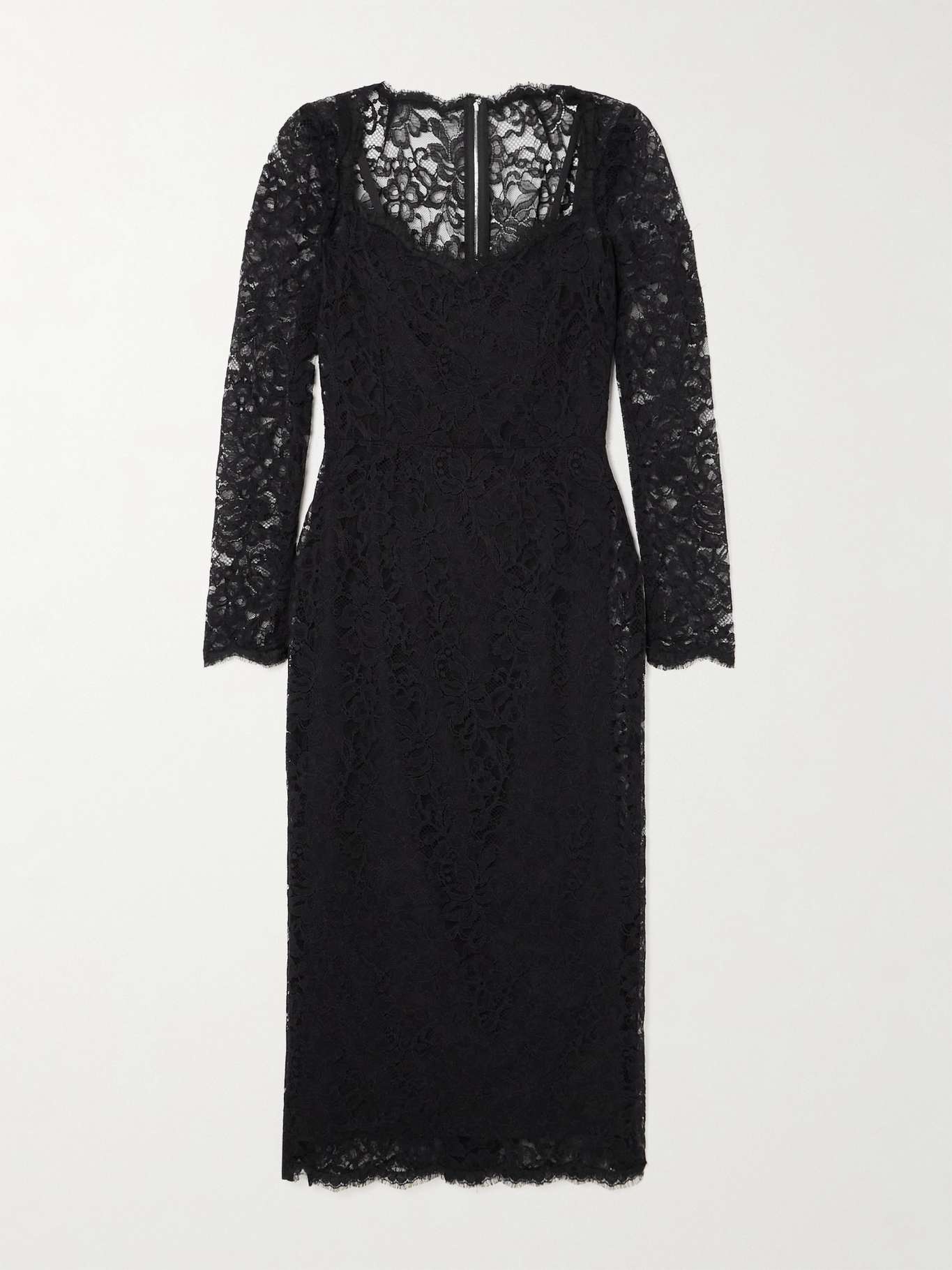 Corded lace midi dress - 1