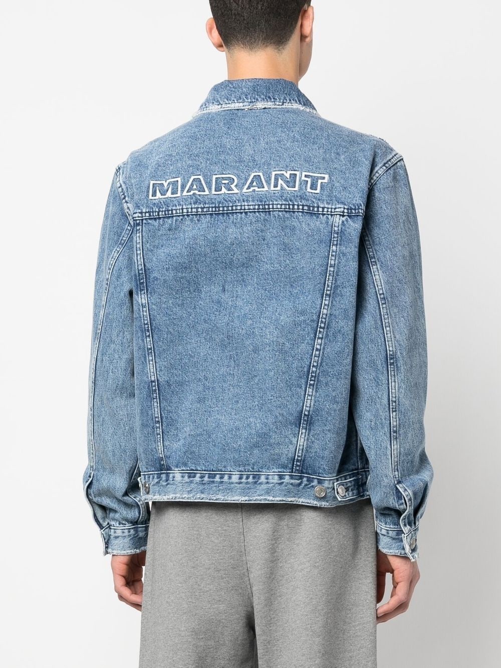 JANGO LOGO DENIM JACKET - 4