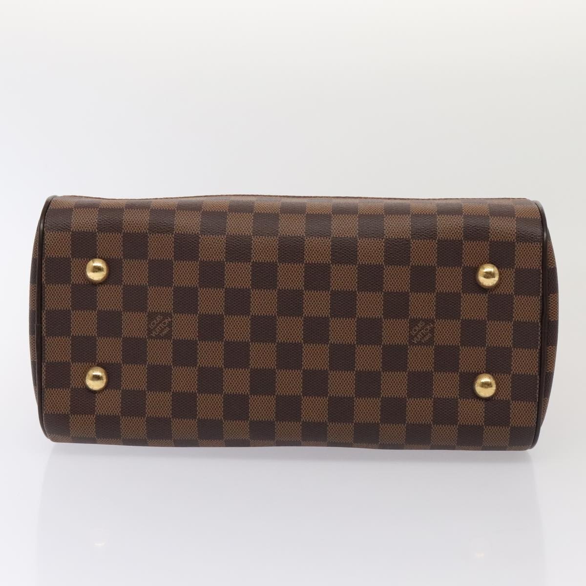 LOUIS VUITTON Damier Ebene Duomo Hand Bag N60008 - 5