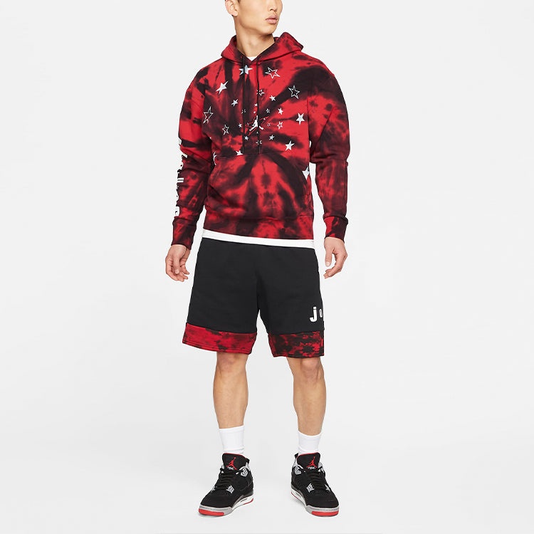 Air Jordan Legacy AJ6 Printing Fleece Pullover Gym Red DD5226-010 - 3