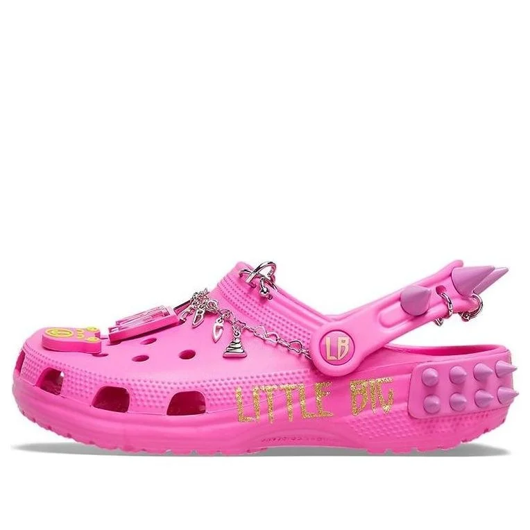 Crocs x LittleBig Classic Clog Sandals 'Pink' 207546-6QQ - 1