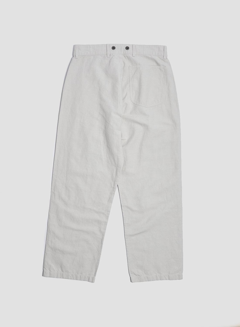 Carpenter Pant Cotton Linen in Off White 7