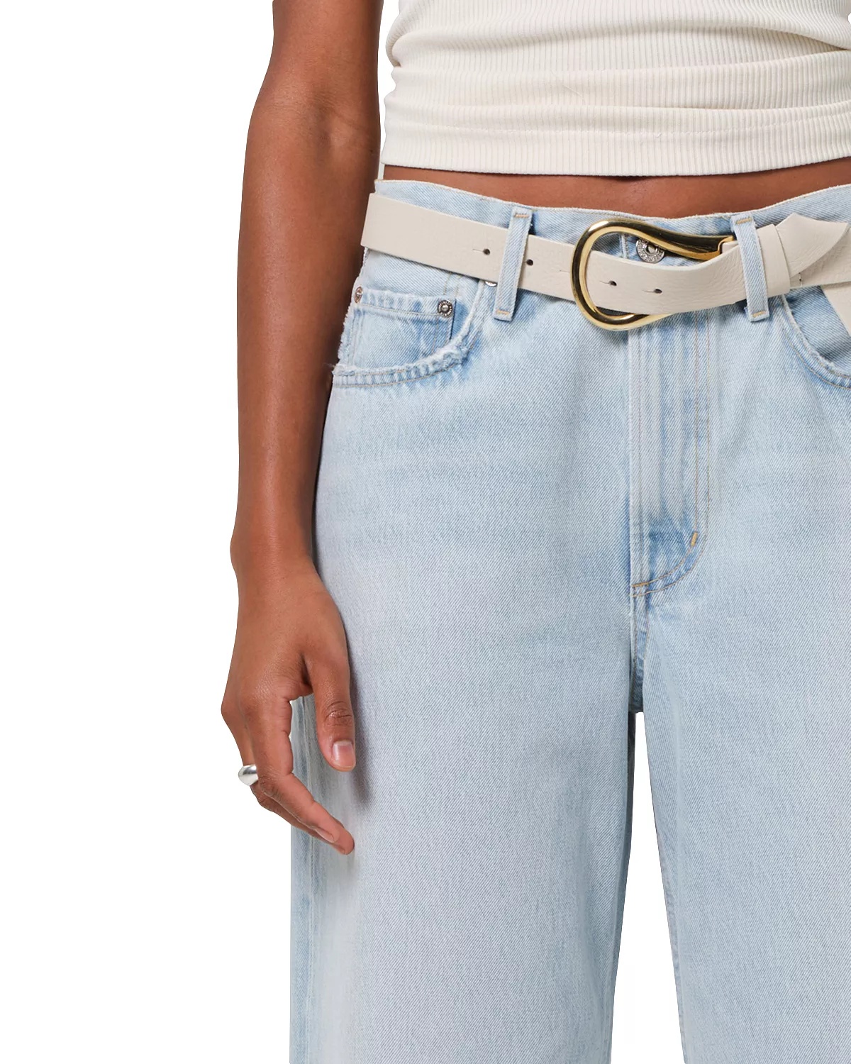 Miro High Rise Relaxed Jeans in Liri - 5