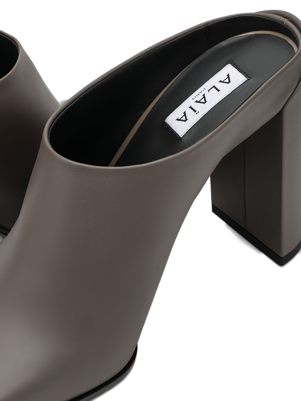 100mm Sabot heeled mules - 5