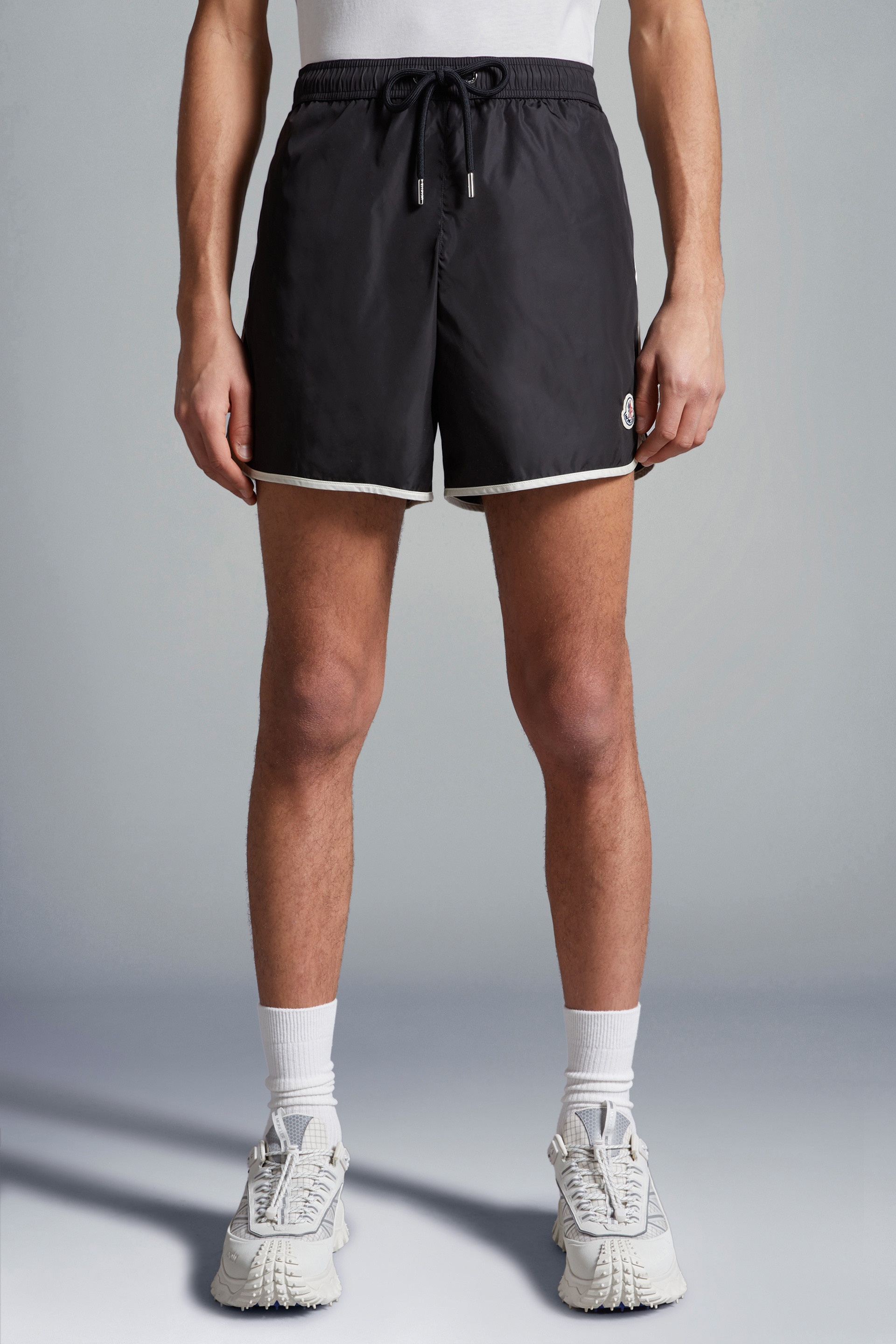 Logo Patch Swim Shorts - 3