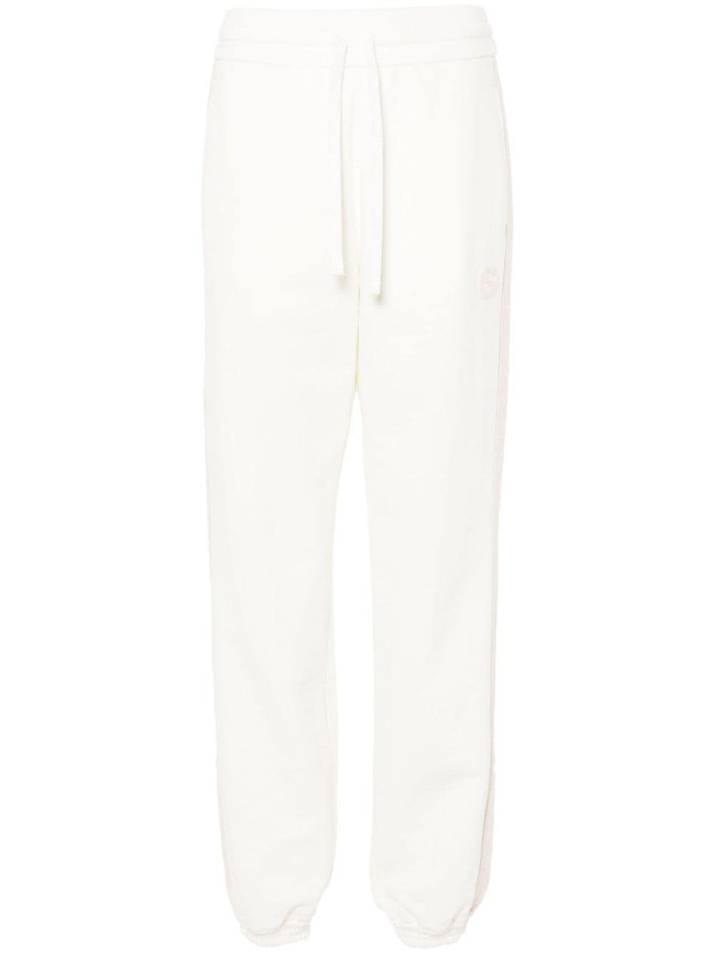 Interlocking G-patch cotton track pants 1