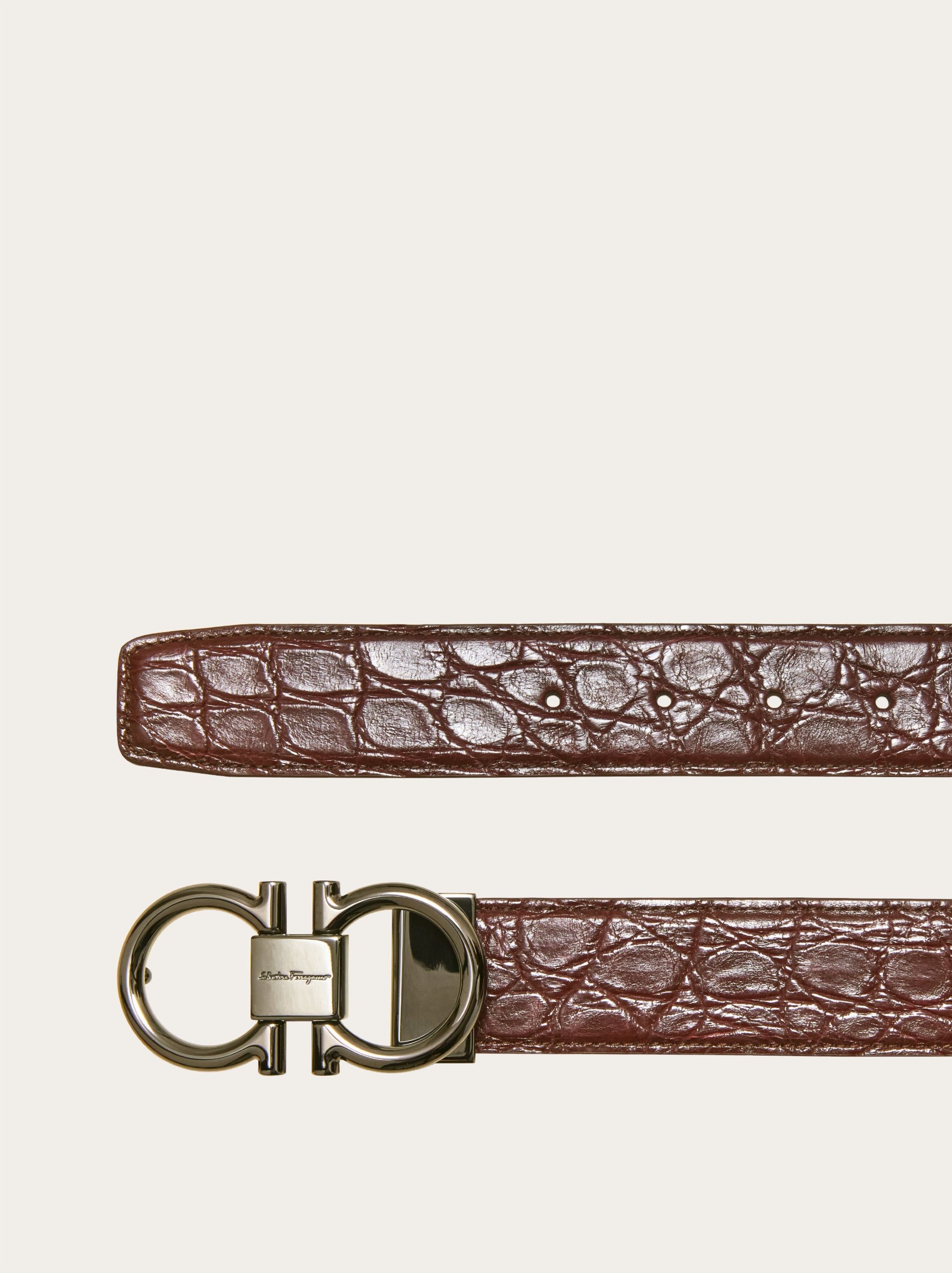 Adjustable Gancini belt - 2