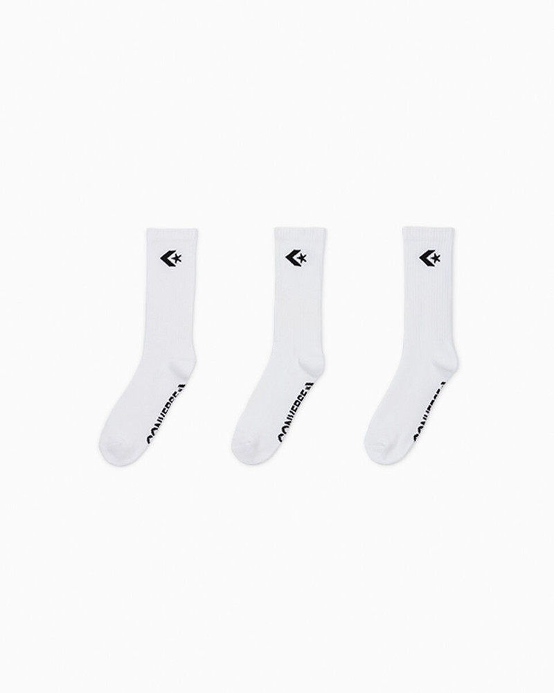 3-Pack Women's Embroidered Crew Socks 1