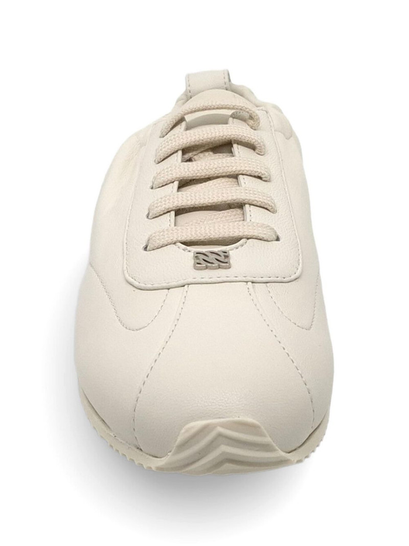 elasticated leather sneakers 4