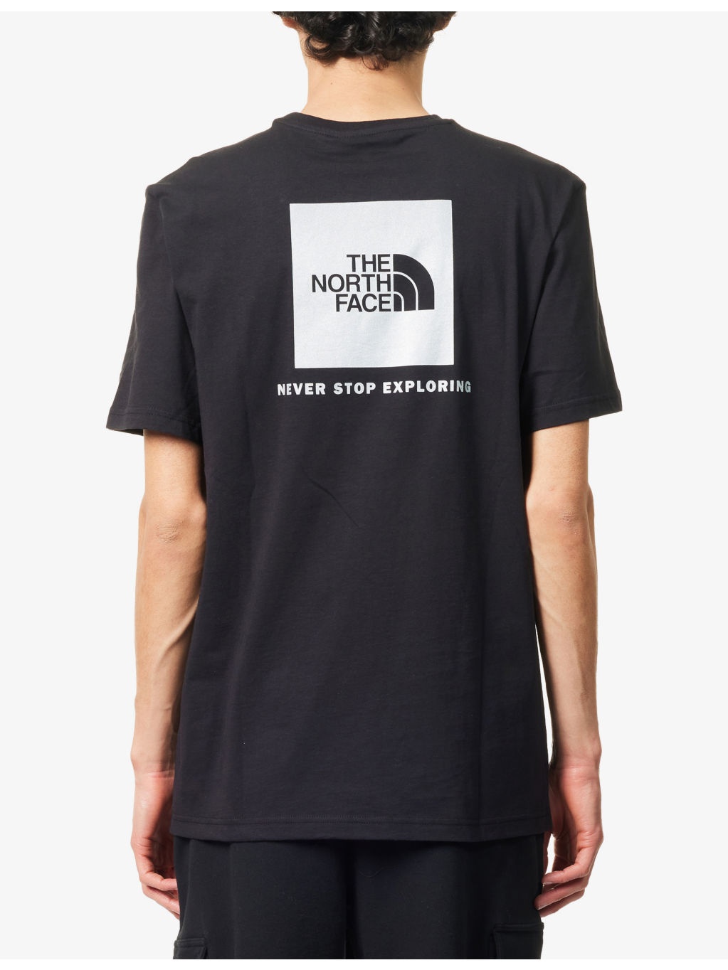 Reflective Box Crewneck Cotton-Jersey T-Shirt - 4