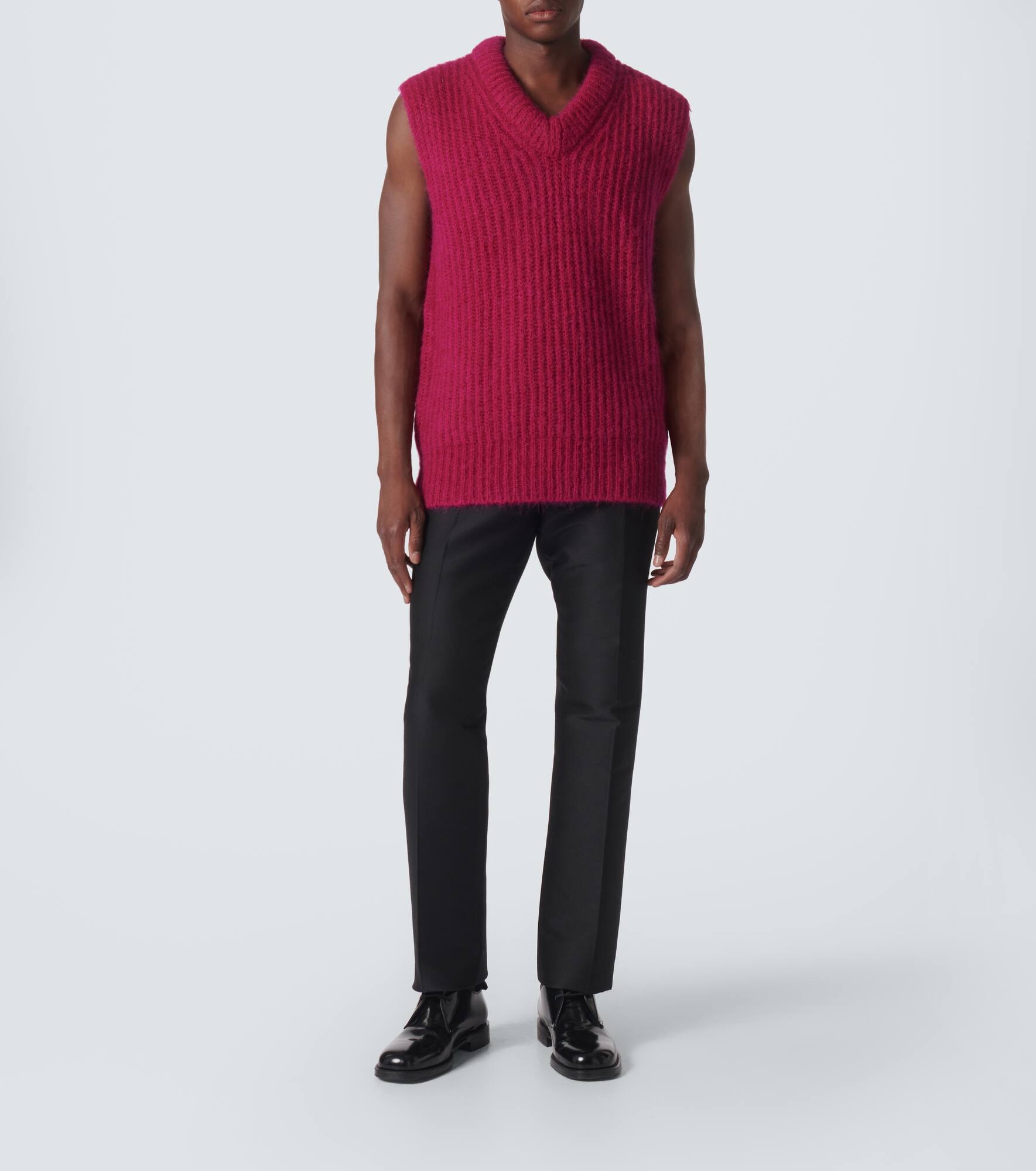 Mohair and wool sweater vest - 2