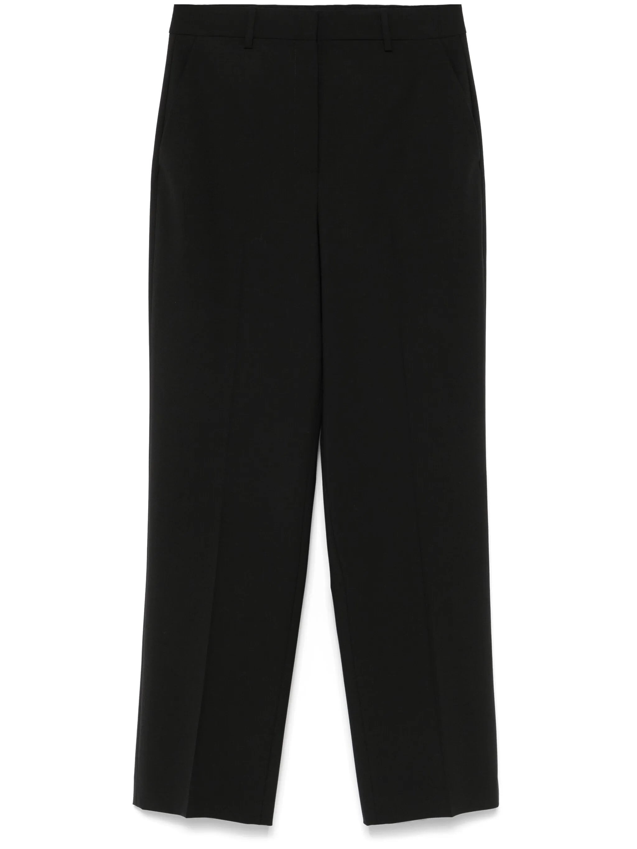 High-waisted Straight-leg Trousers - 1