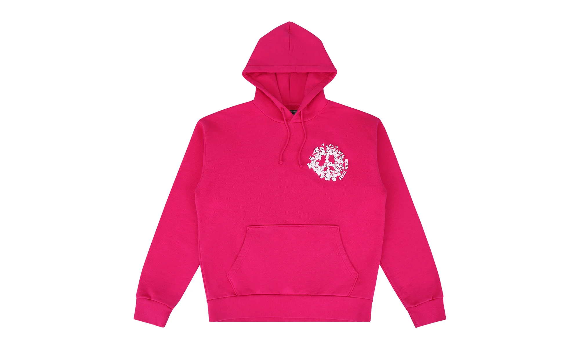 Denim University Hoodie "Pink White" DT628 - 1