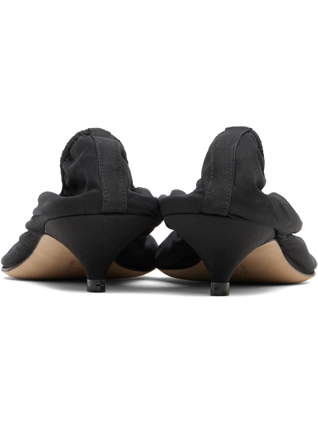 Black Liisa Kitten Heels - 2