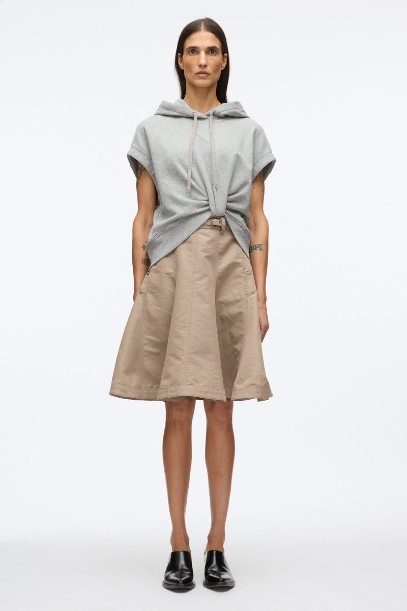 3.1 Phillip Lim Hoodie Dress with Flounce Skirt outlook