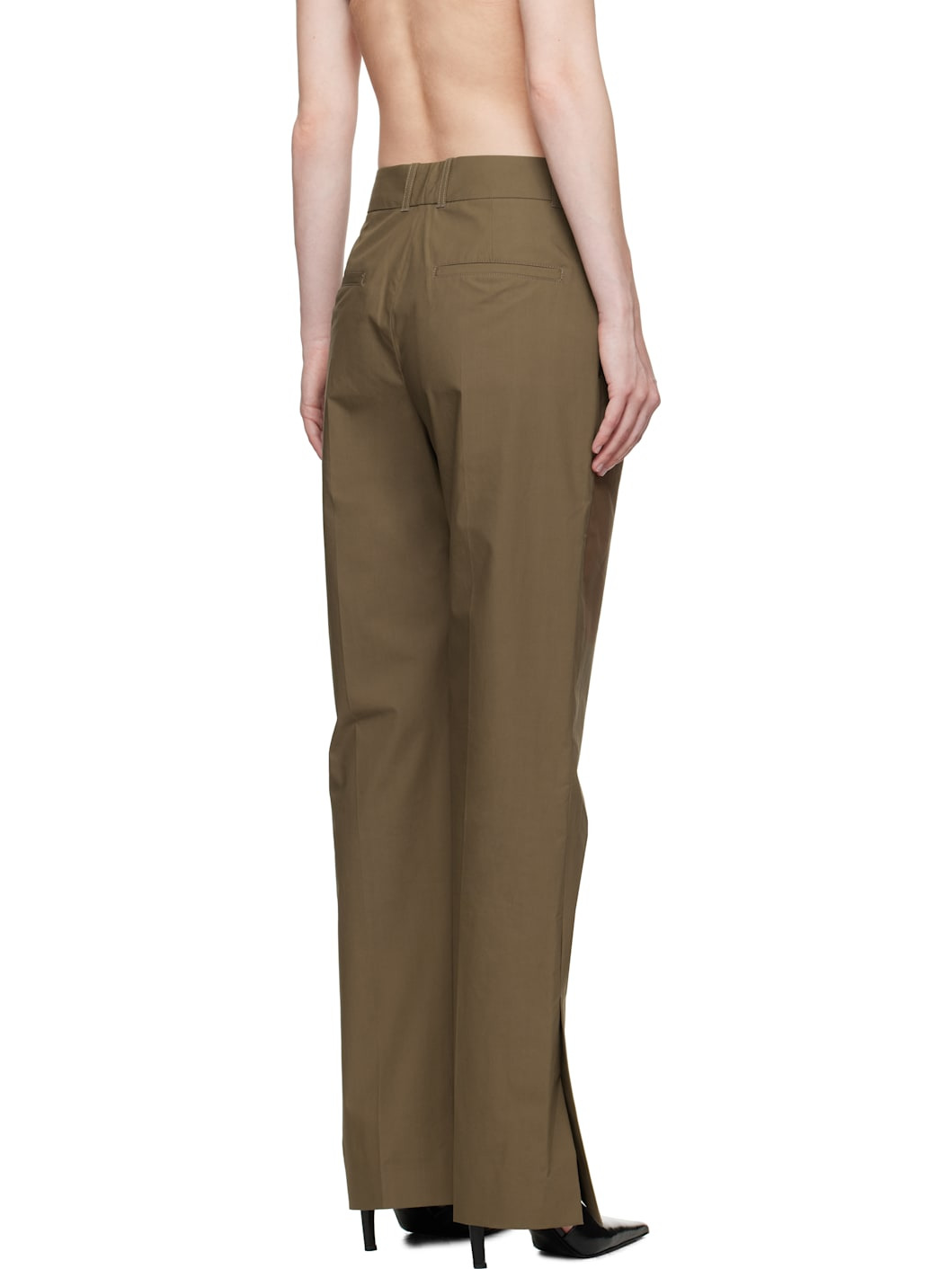 Taupe Mitra Trousers - 3