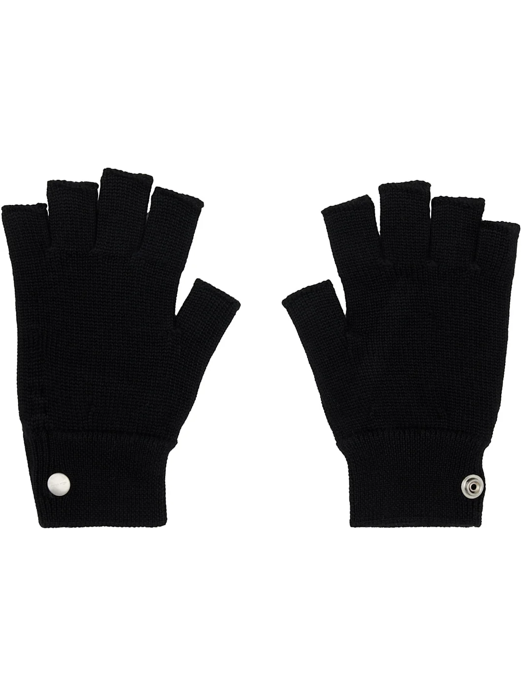 Black Concordians Fingerless Gloves - 1