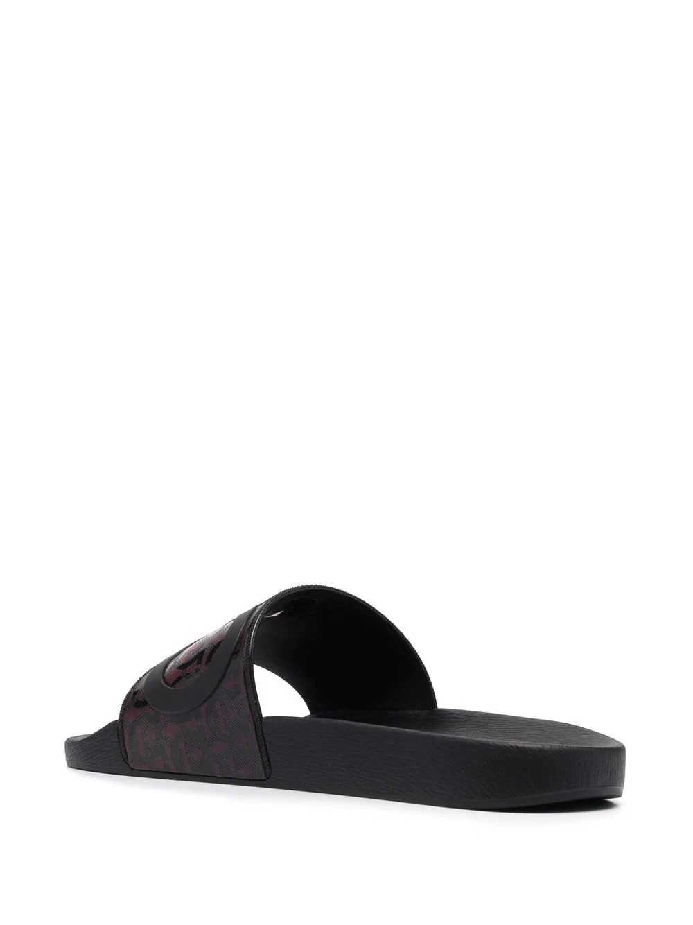 Groove logo-embossed sliders - 3