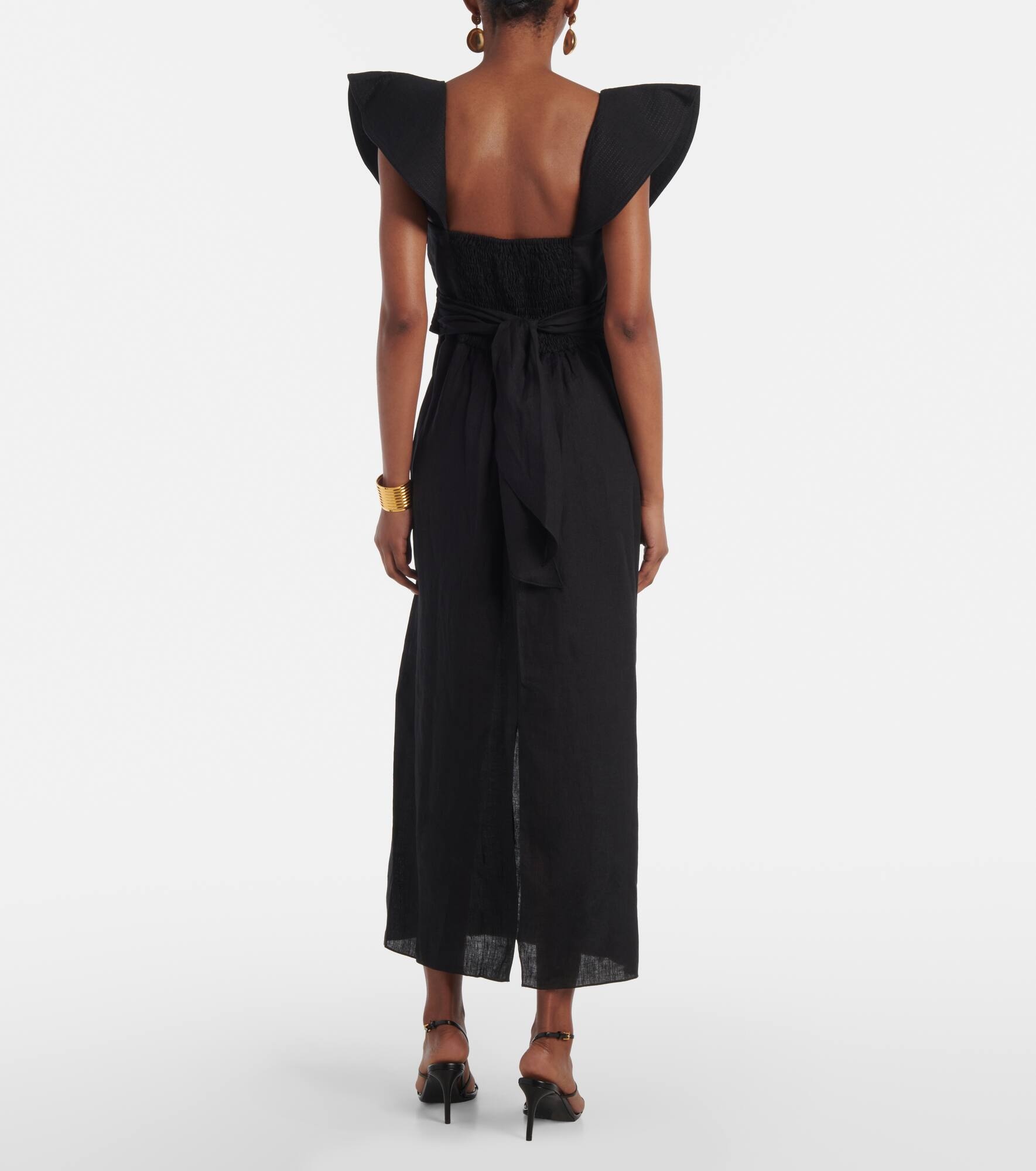 Ruffled midi dress - 3