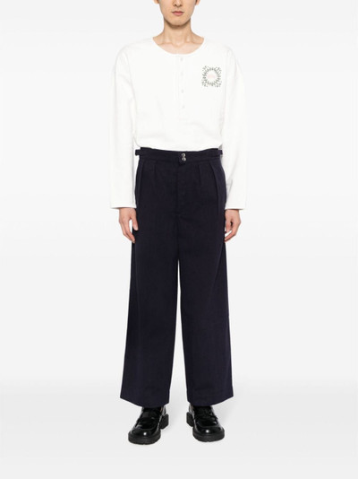 BODE straight-leg cotton trousers outlook