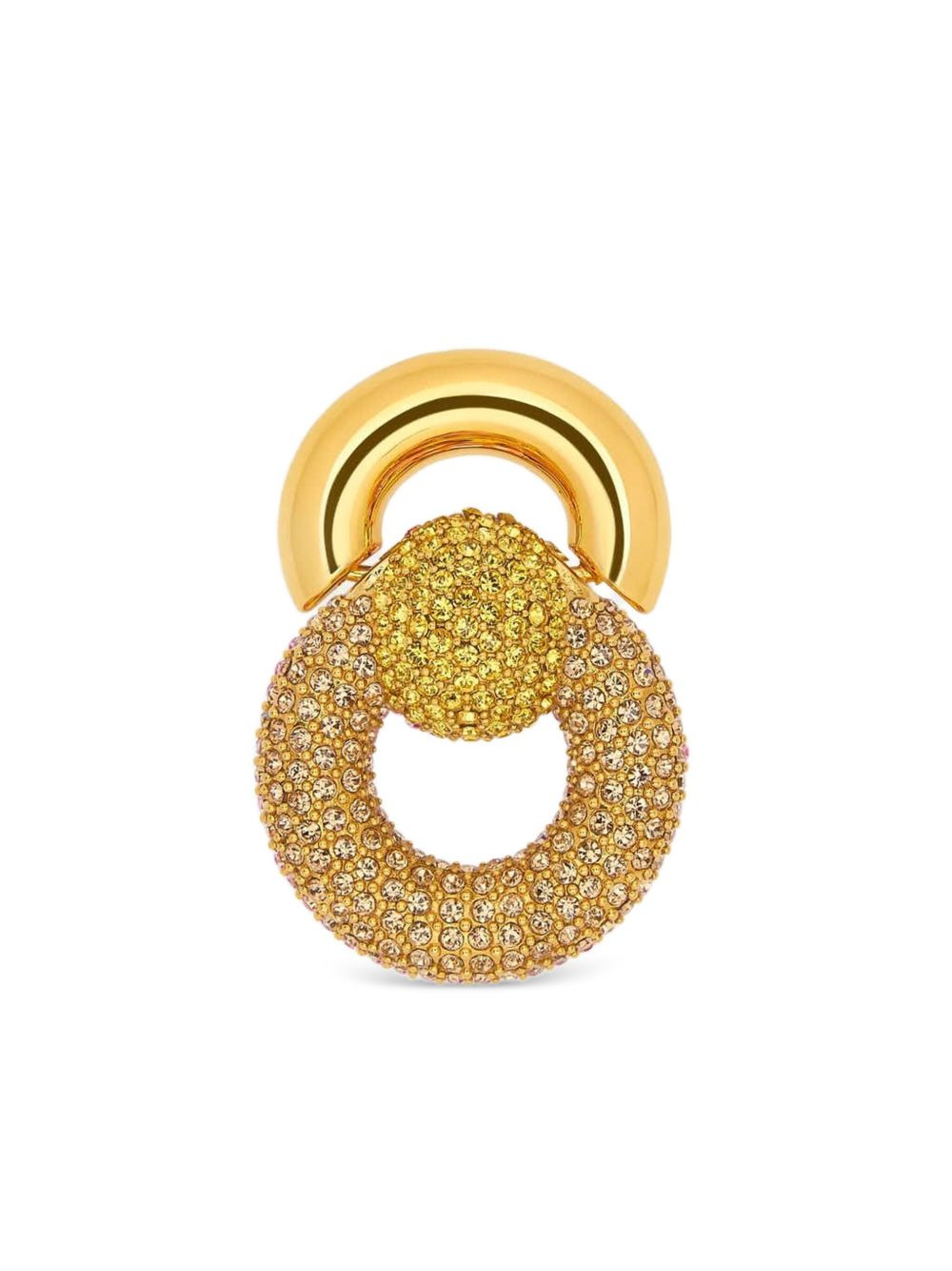 crystal-embellished earrings - 2