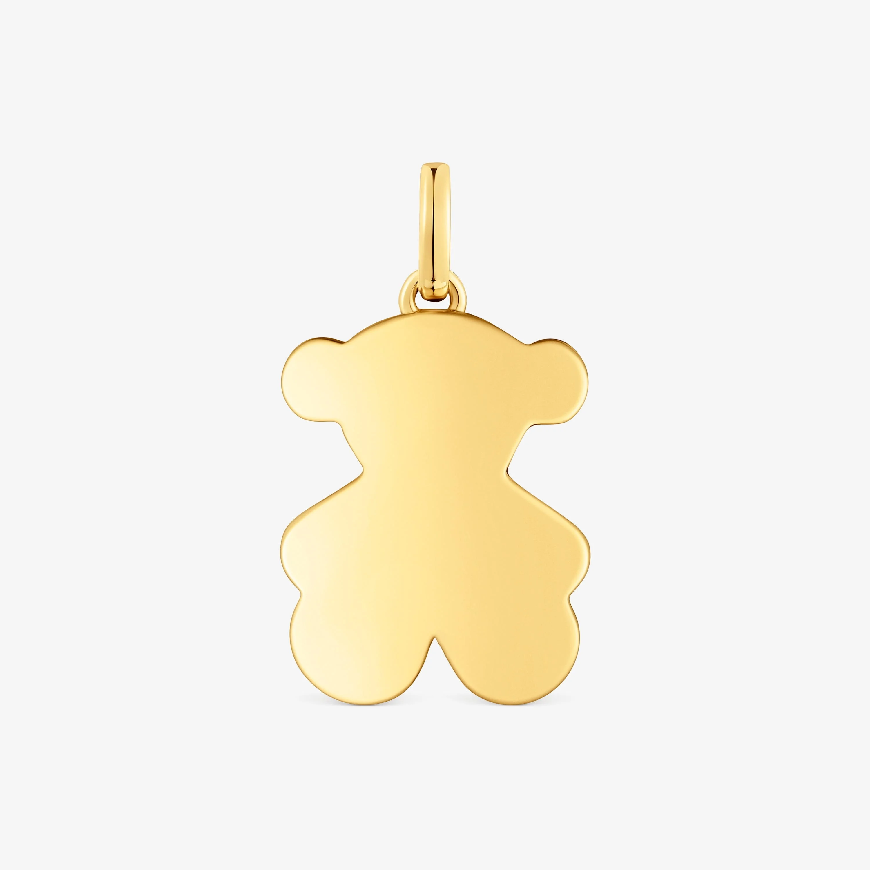 Medium 22mm 18K gold vermeil bear Pendant Sweet Dolls - 1