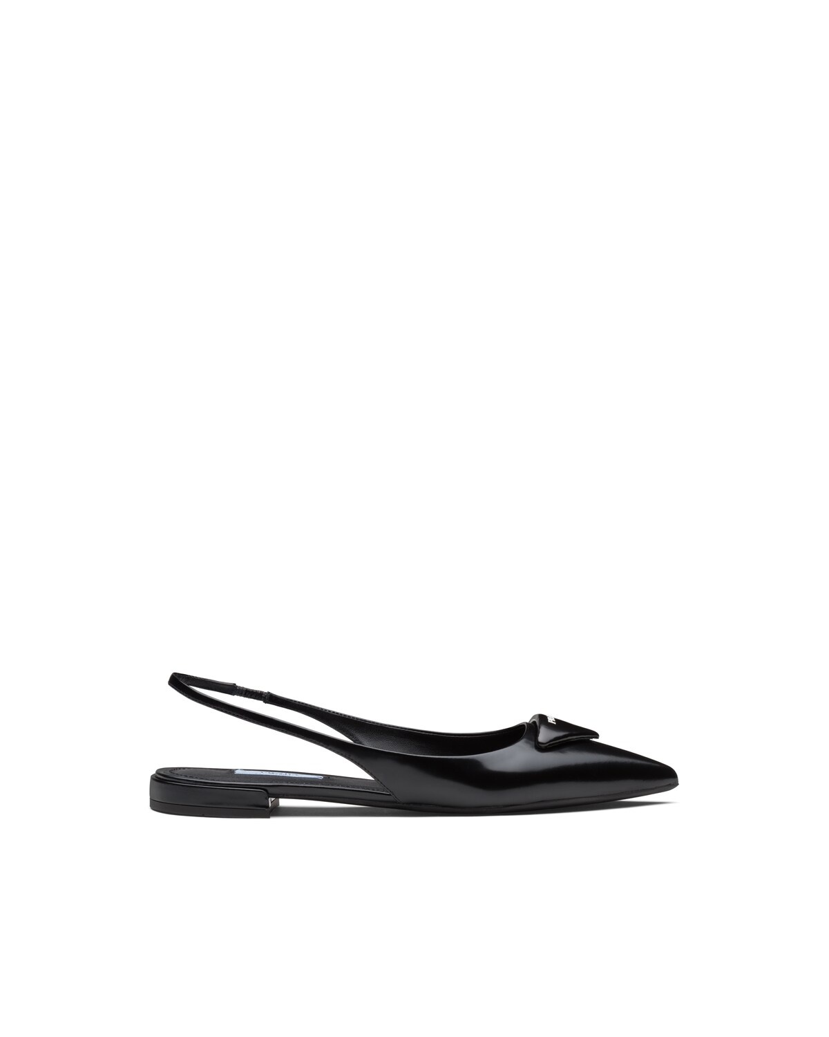 Brushed leather slingback ballerinas - 2