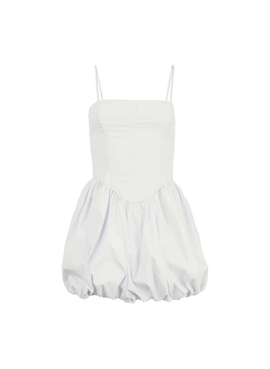 Poplin Corset Bubble Dress - 1