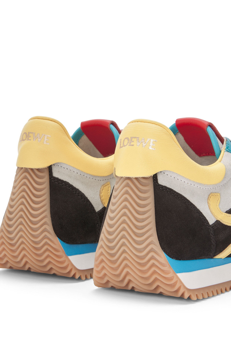 Flow runner in suede 4