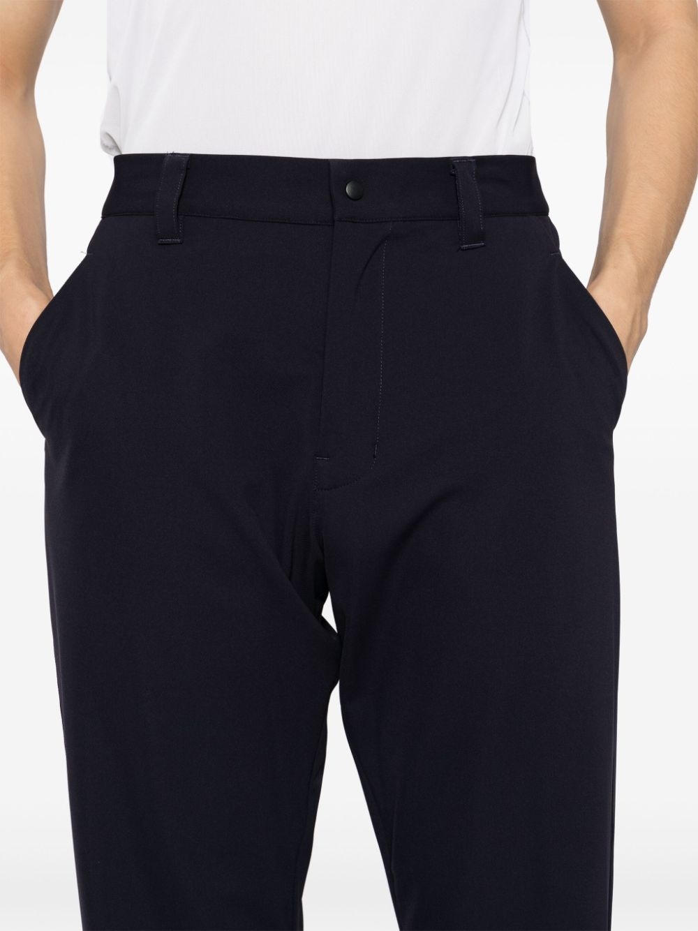 stretch straight leg trousers - 5