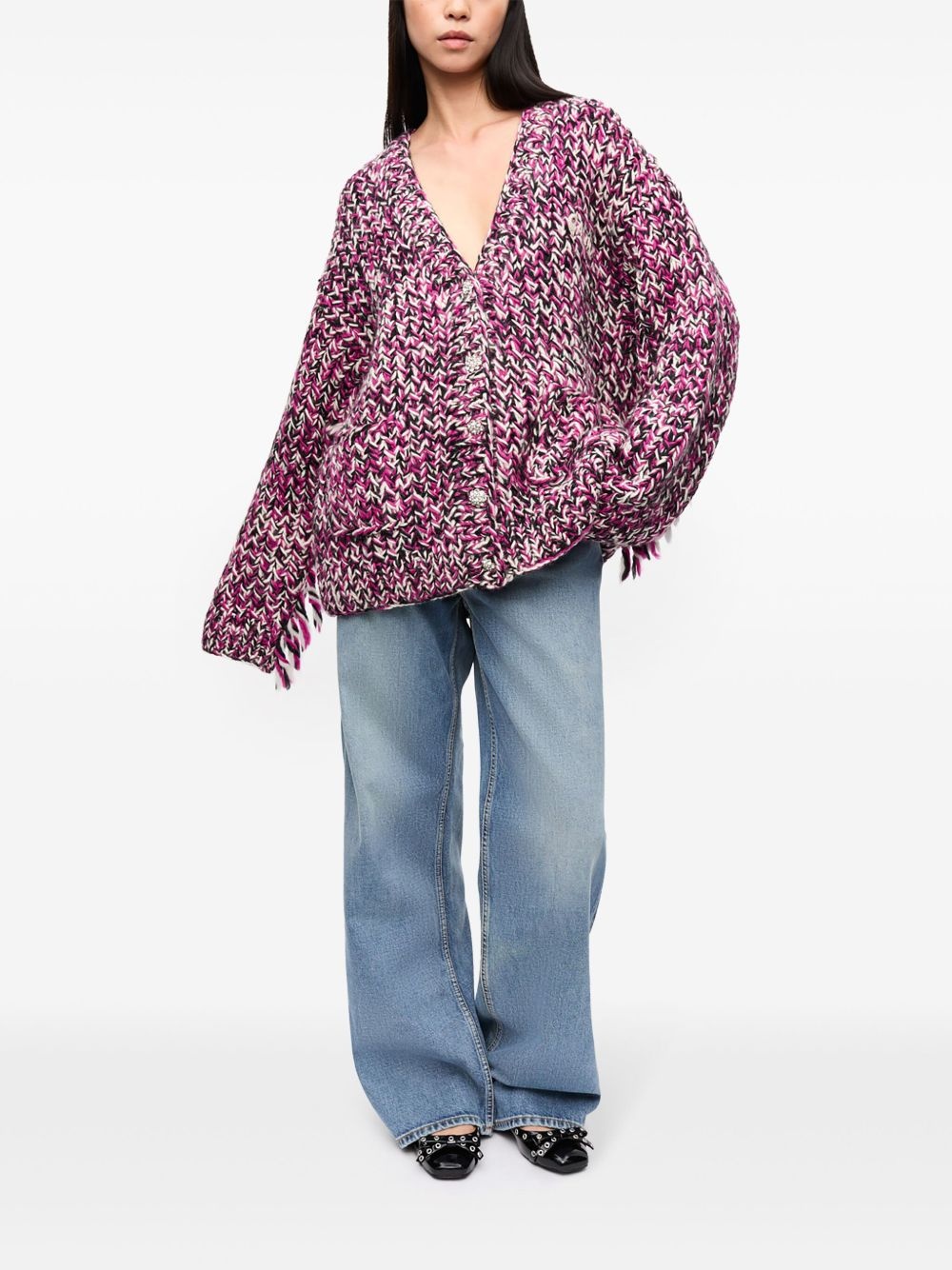 chunky-knit cardigan - 2