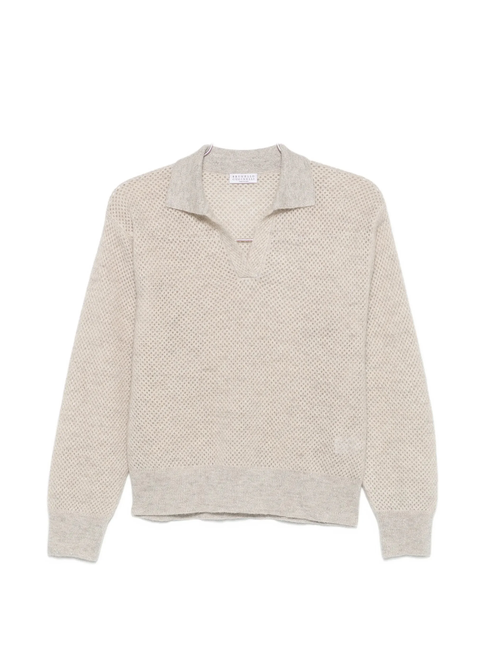 Brunello Cucinelli Perforated-knit Sweater - 1