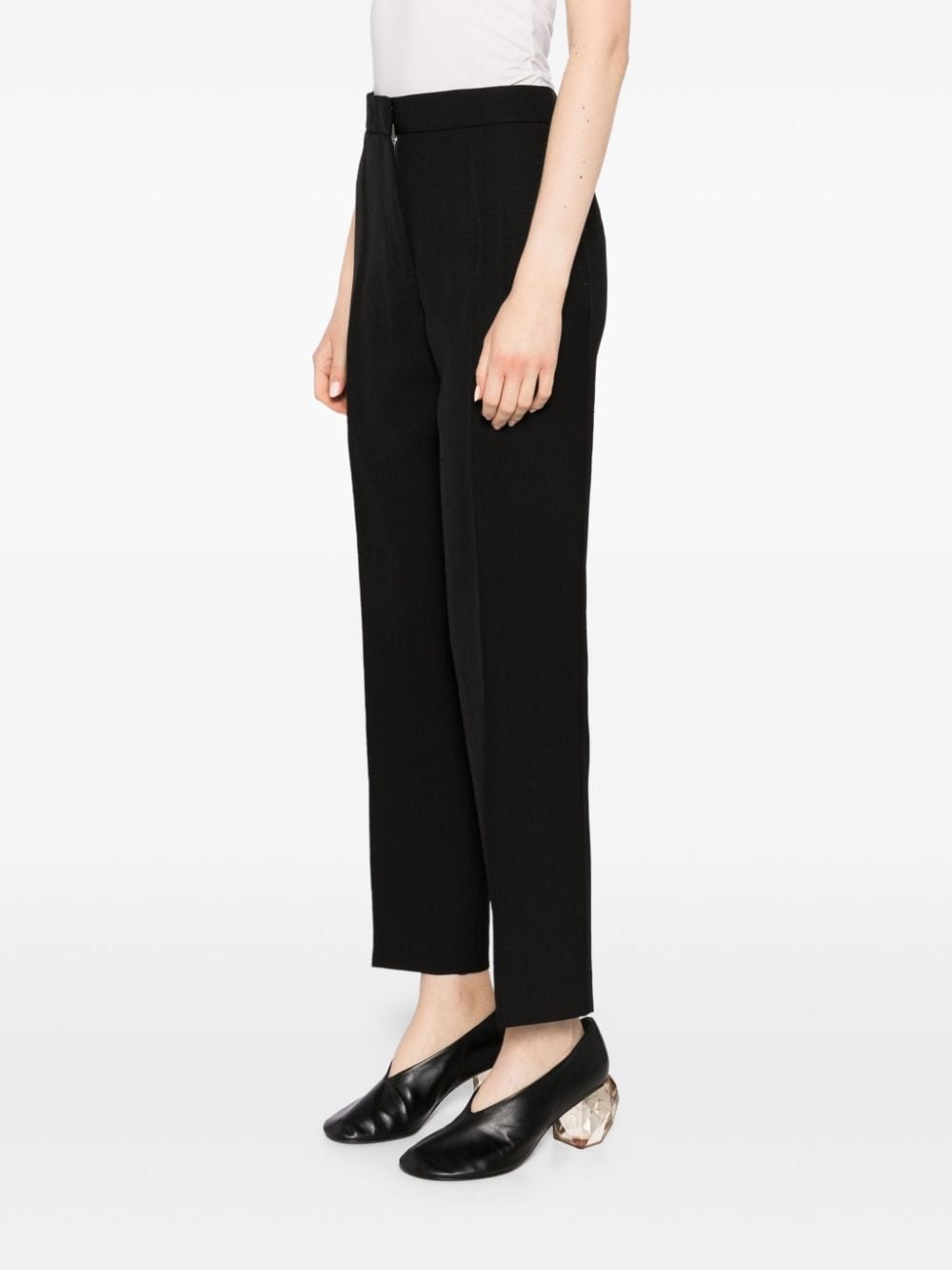 straight-leg high-waist trousers - 3