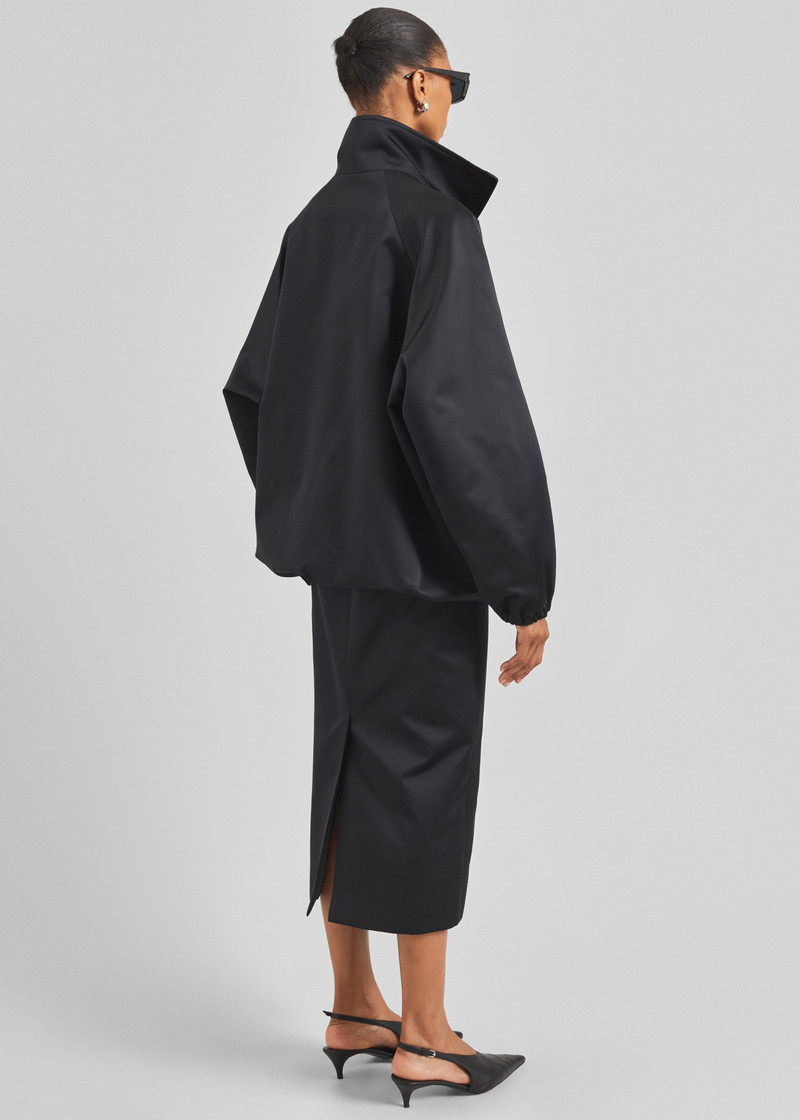 Alrose Satin Midi Skirt - Black 10