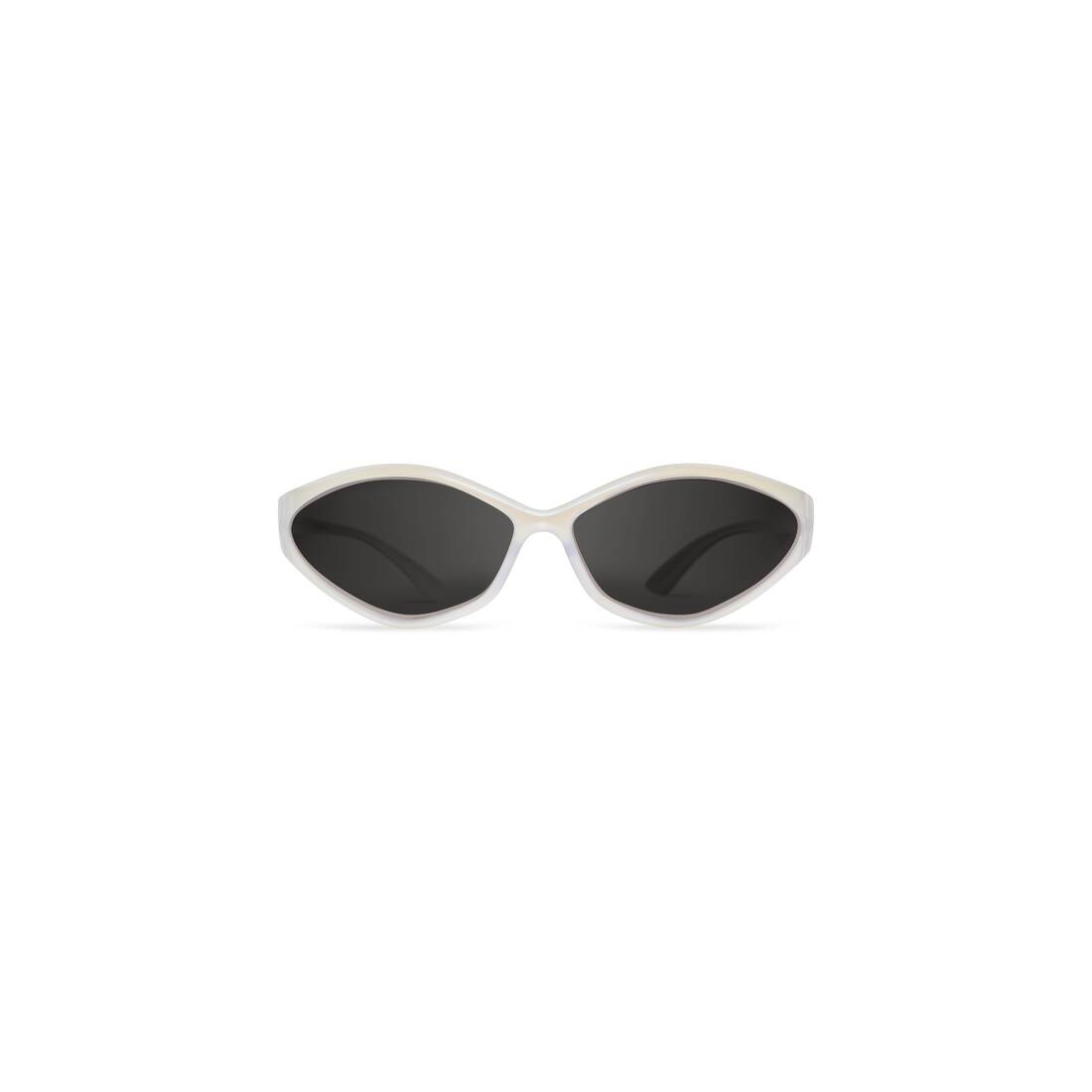 90s Oval Sunglasses  in Crystal - 1