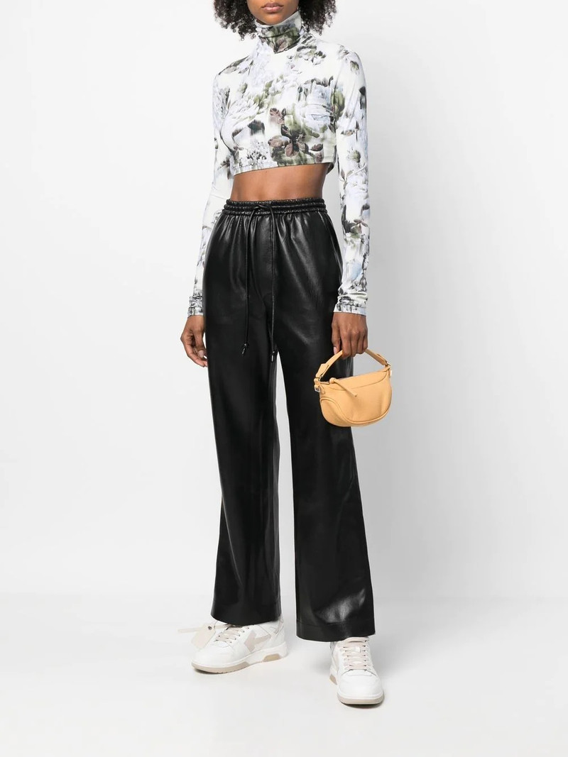 BY FAR leather shoulder bag outlook
