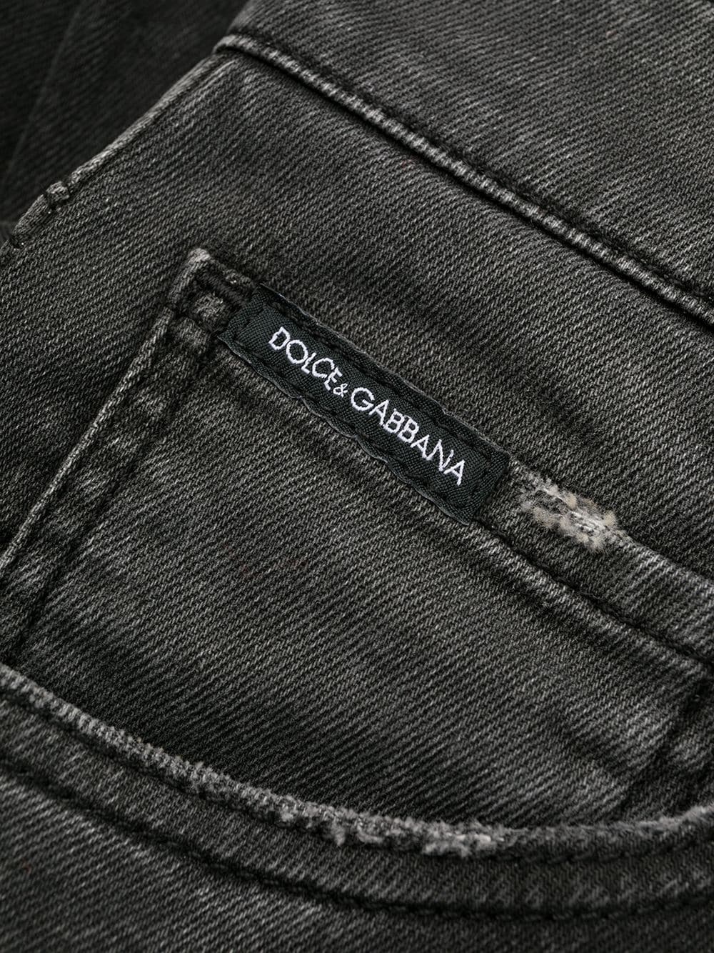 logo plaque jeans - 6
