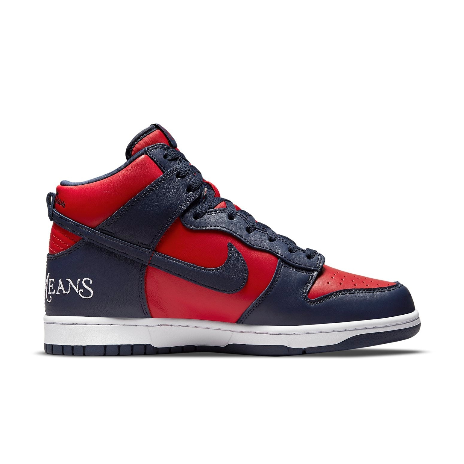 Nike x Supreme SB Dunk High 'By Any Means - Red Navy' DN3741-600 - 2