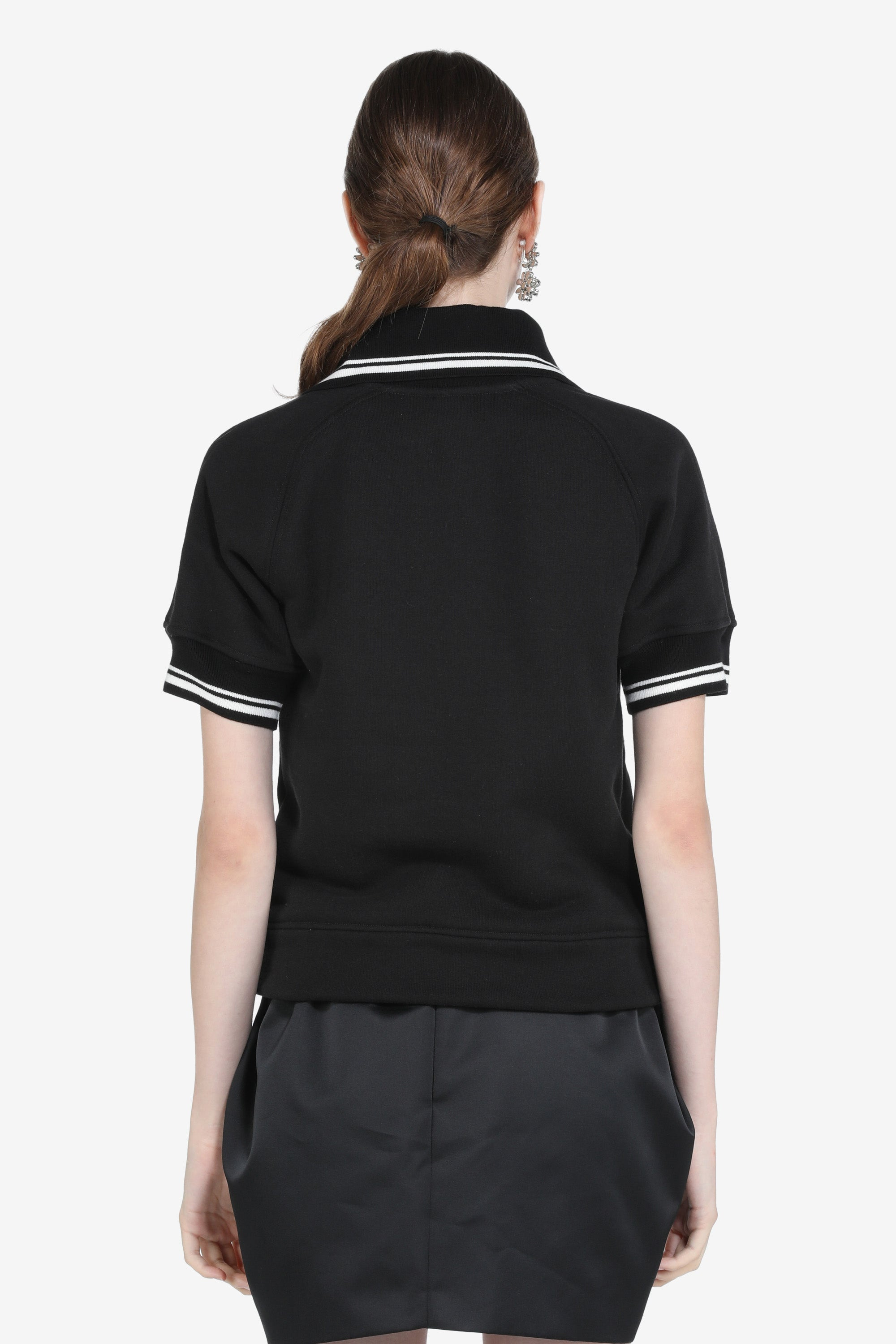 HALF-ZIP COTTON POLO SWEATER - 2
