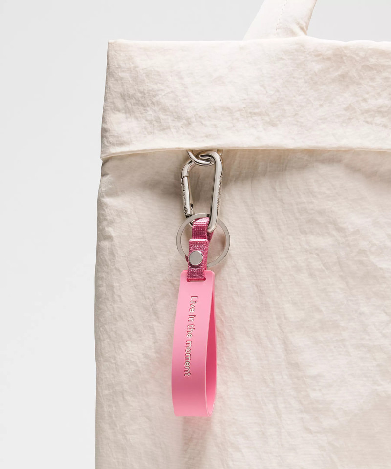 lululemon Silicone Keychain outlook