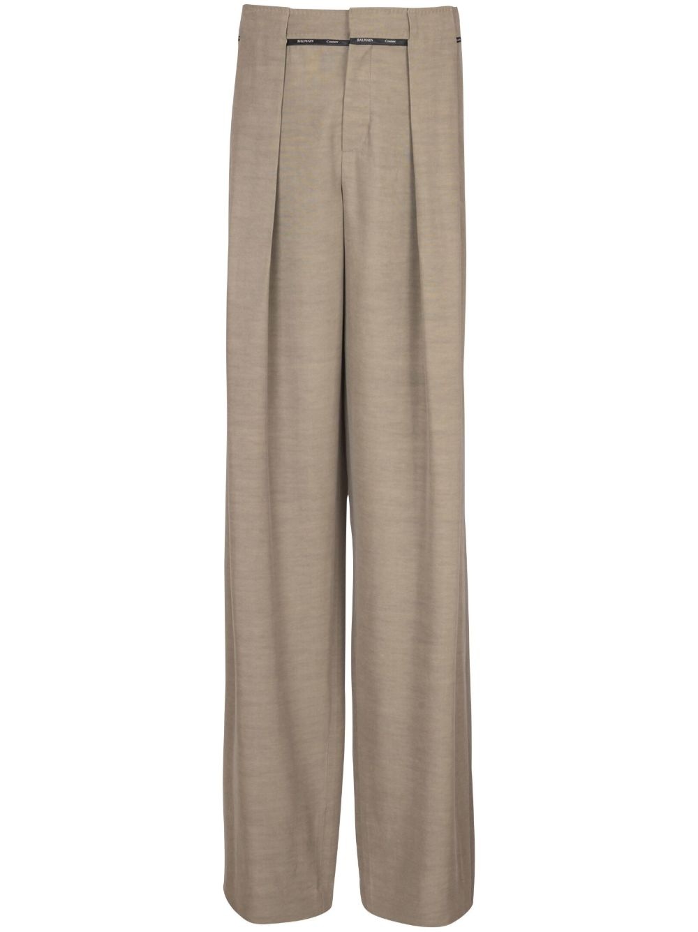 pleated trousers - 1