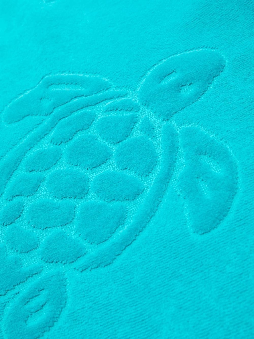 logo-jacquard beach towel - 3