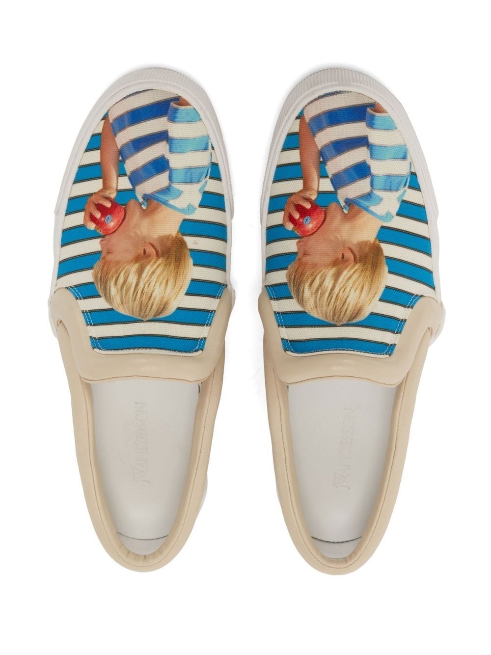 striped Bumper Tube slip-on sneakers - 4